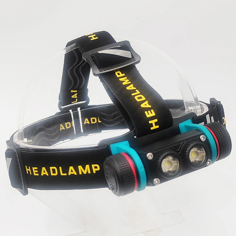 Headlamp Boleh Dicas semula Ikat Kepala Boleh Laras